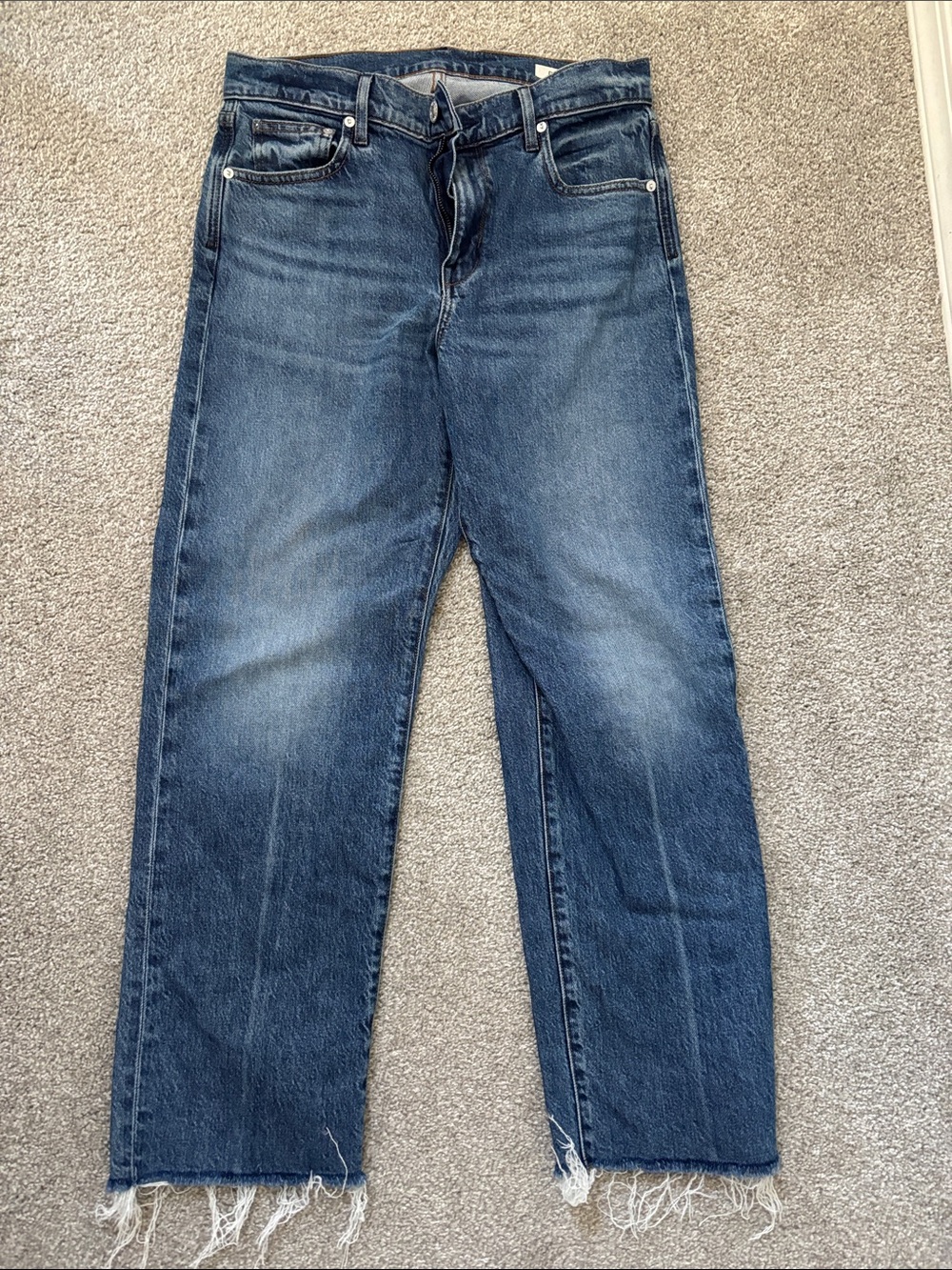 AYR YaYa R Length Women's Dark Blue Straight Jeans 29